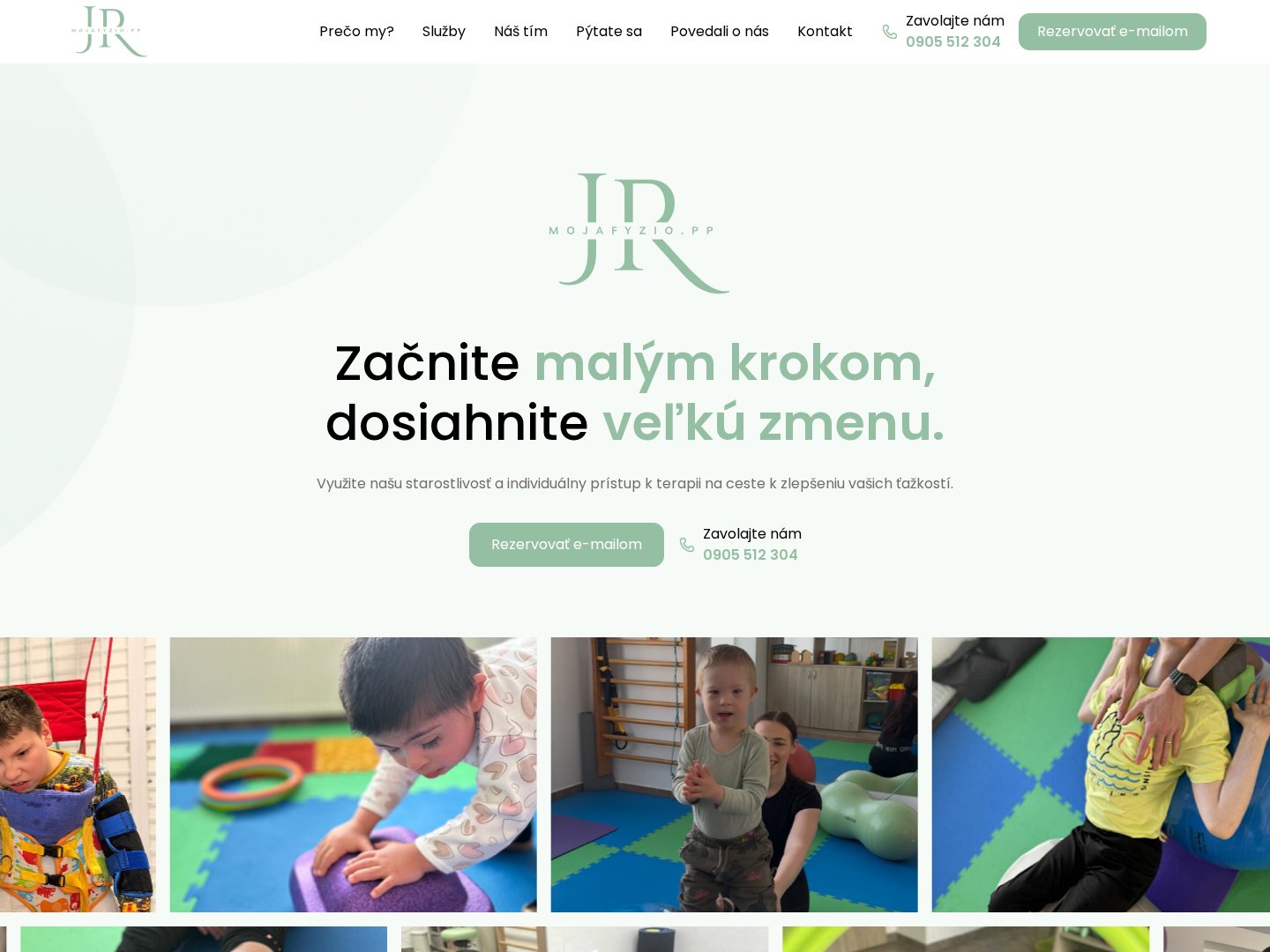 Moje Fyzio Poprad screenshot